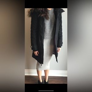 Aritzia TNA summit parka black xxs